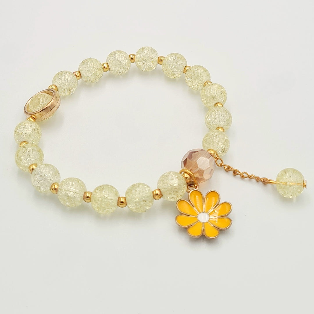 Kids Yellow Sunflower Bracelet