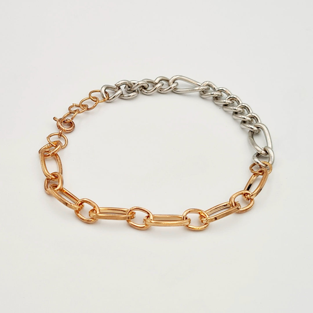 Two Tone Link Bracelet