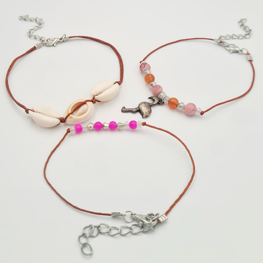 Seashell Adjustable Bracelet Pack