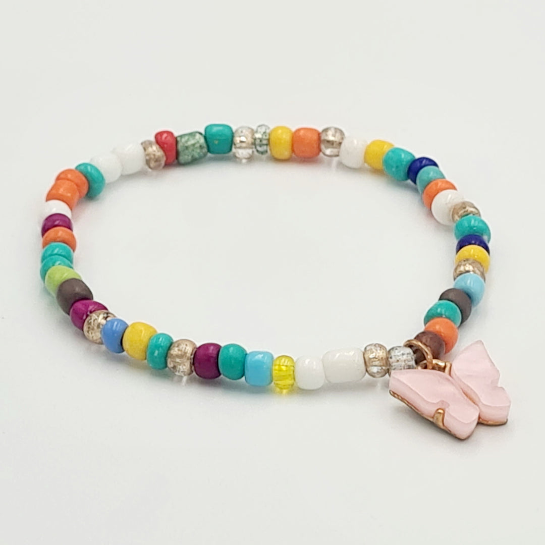 Kid Multicoloured Butterfly Bracelet