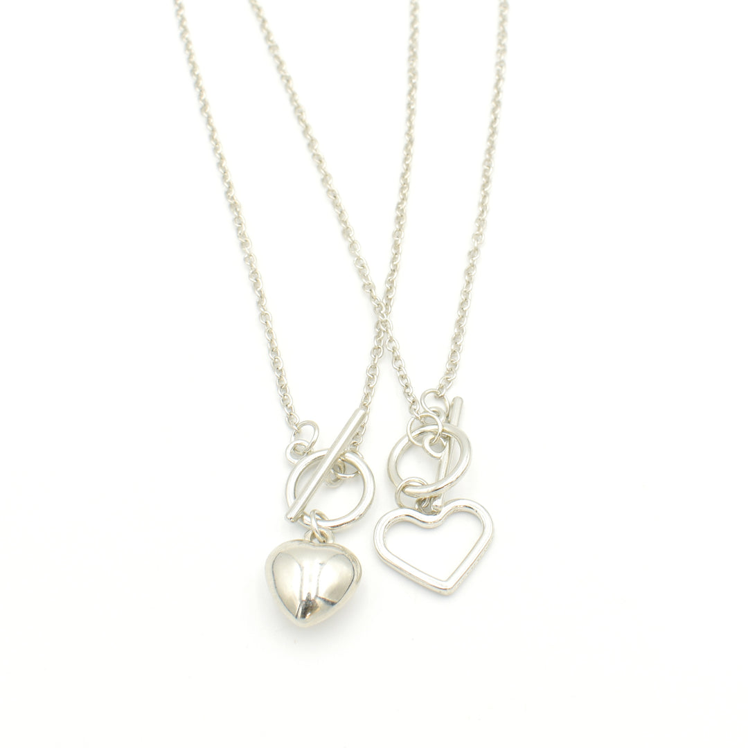 Silver T-Cross Heart Pack