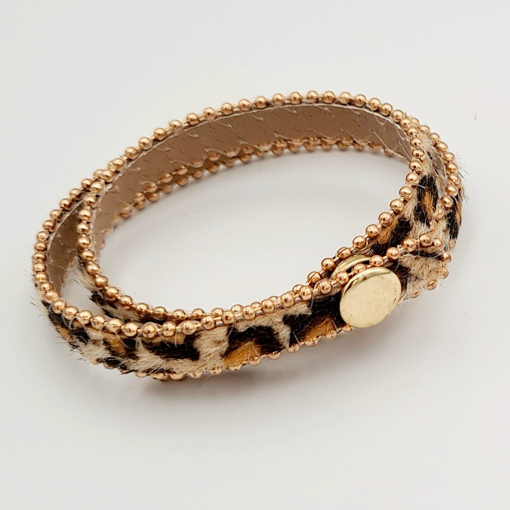 Leopard Print Adjustable Bracelet