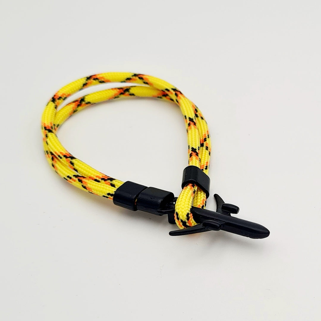 Yellow Aeroplane Adjustable Bracelet