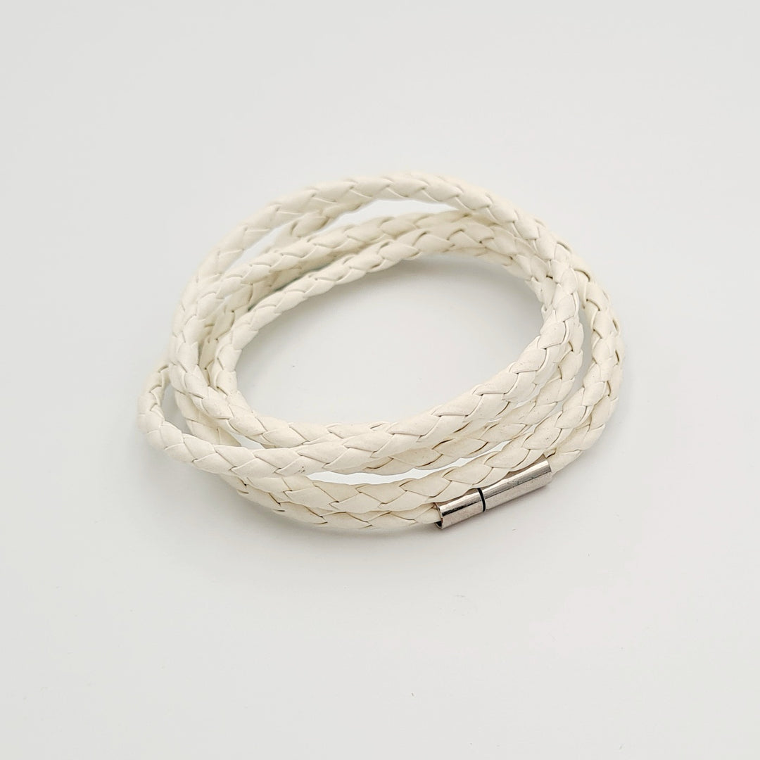 White Rope Adjustable Bracelet