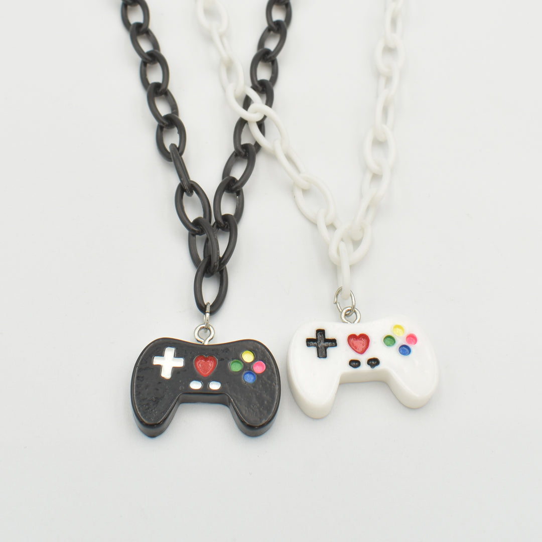 Black & White Playstation Necklace Pack