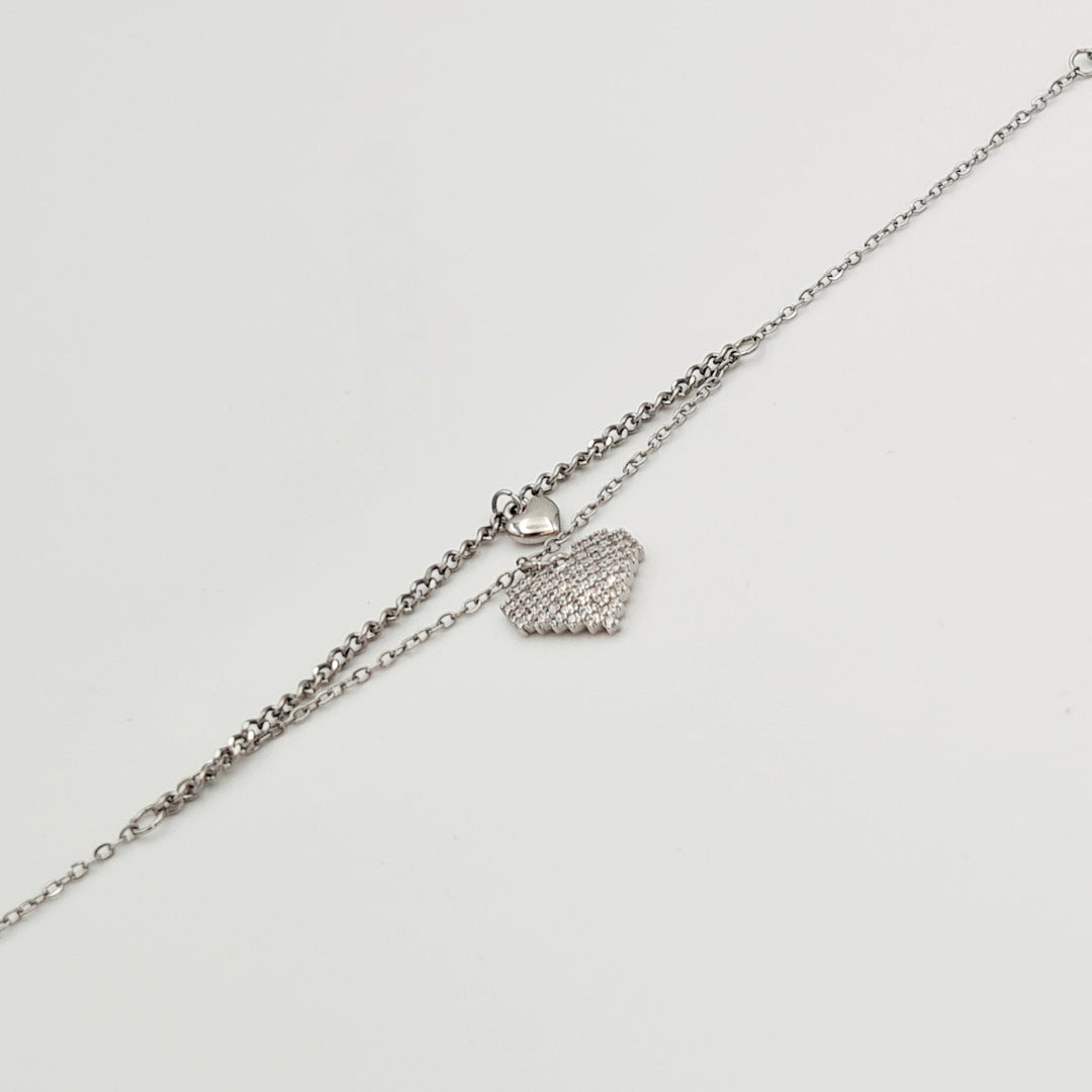 Silver Heart Bracelet