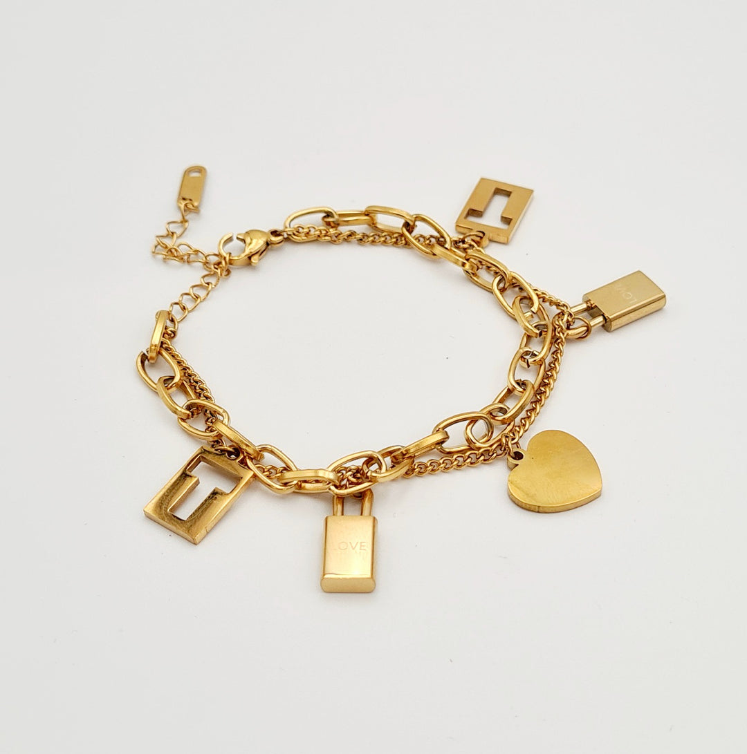 Gold Layered Heart Bracelet