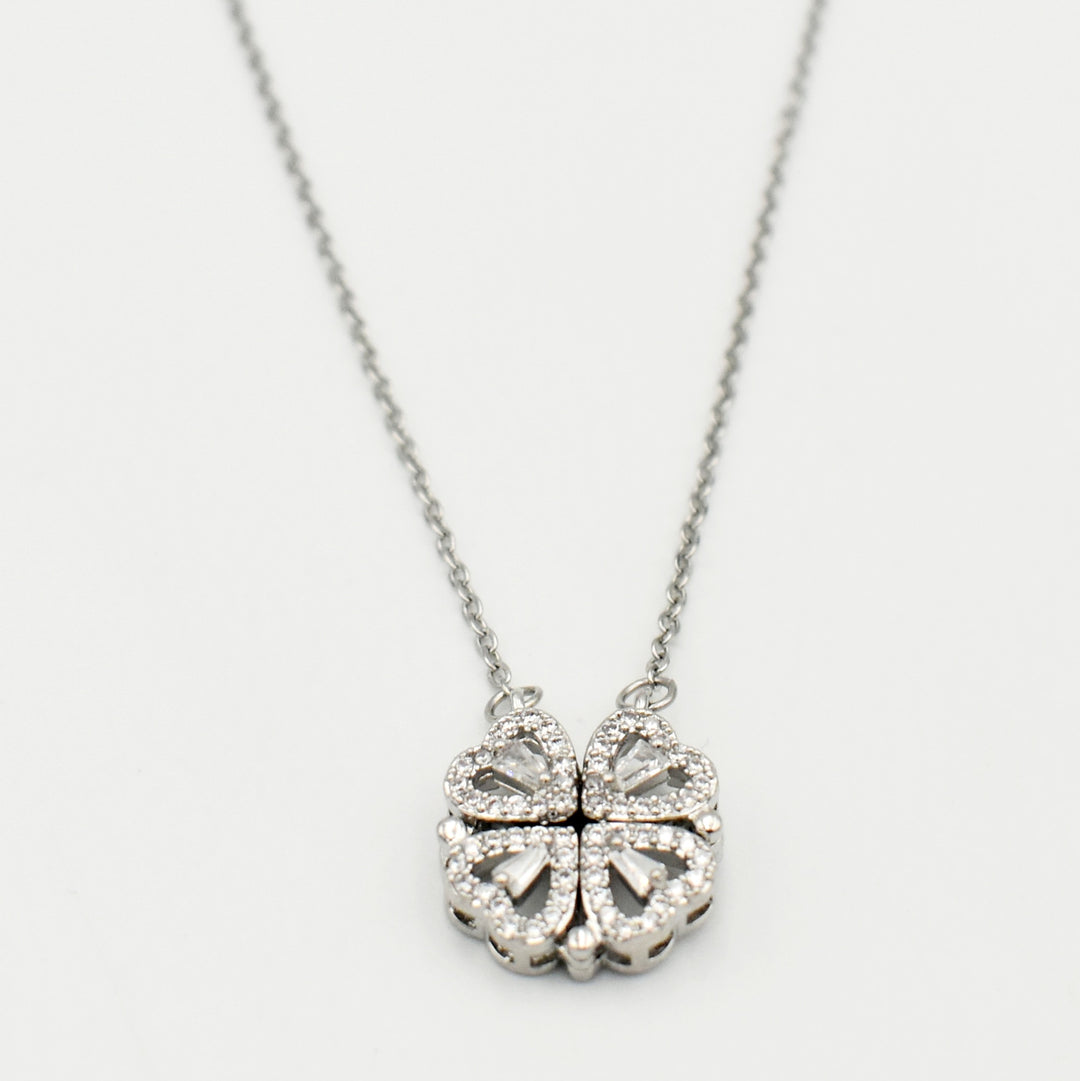 Silver Heart Magnetic Necklace