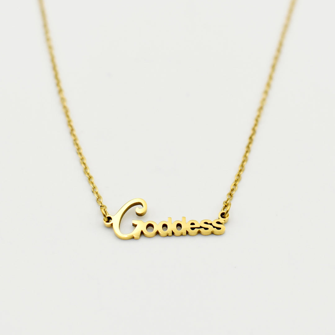 Gold Goddess Dainty Necklace