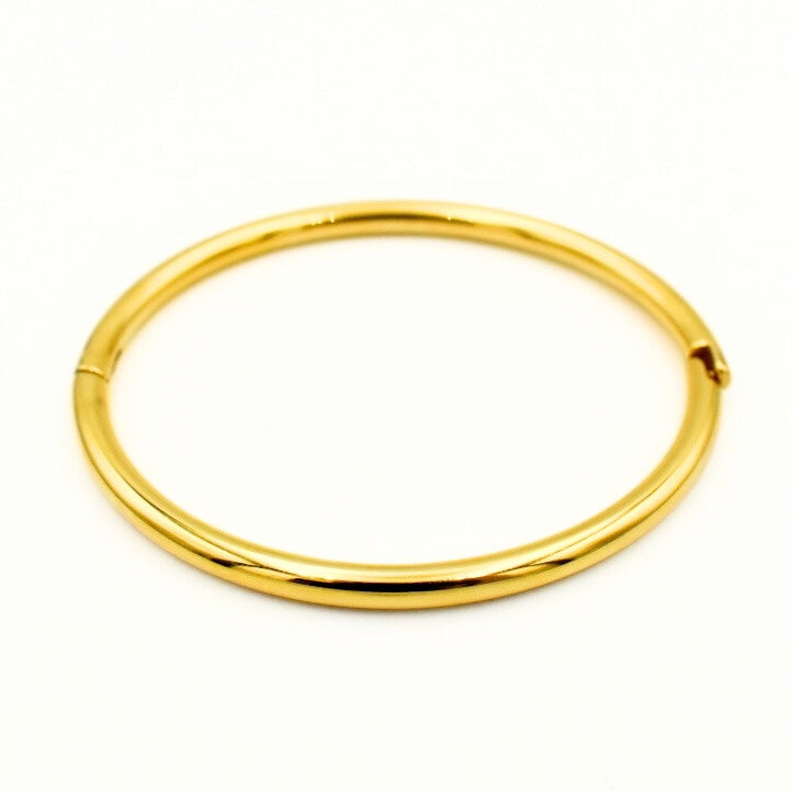 Gold Toned polished Bangle