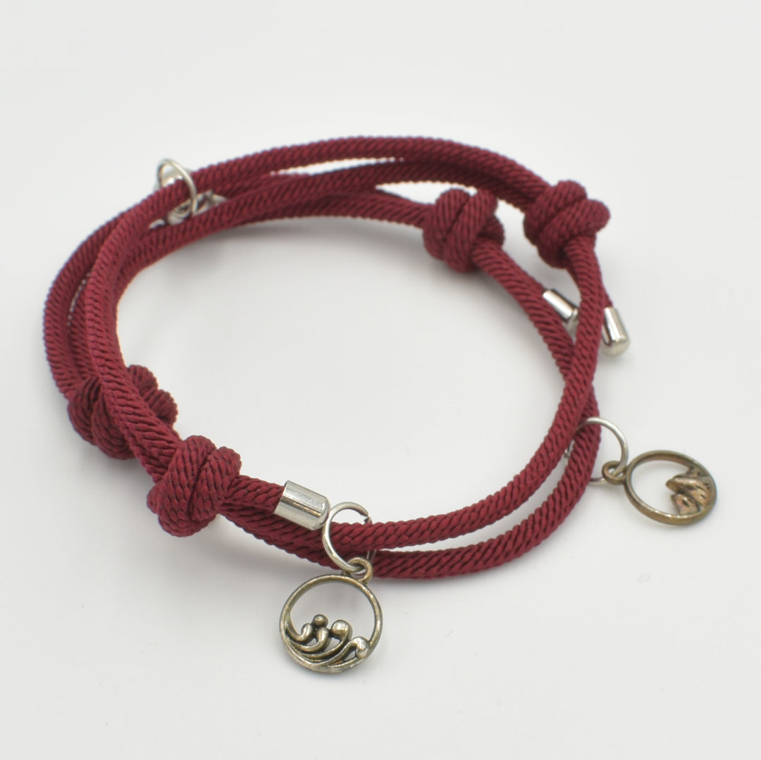 Meroon Fabric Adjustable Bracelet