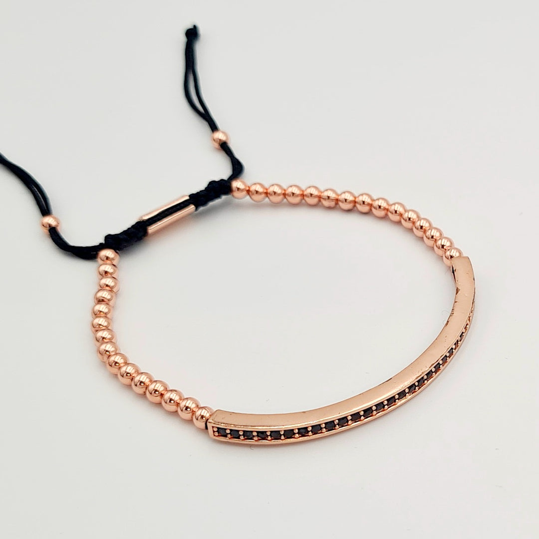 Rose Gold Bead Bracelet