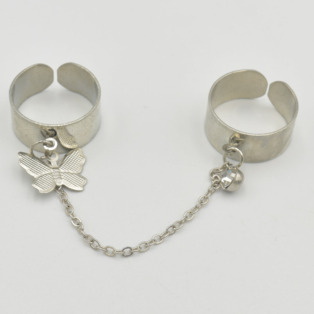 Silver Butterfly Band Stylish Pack