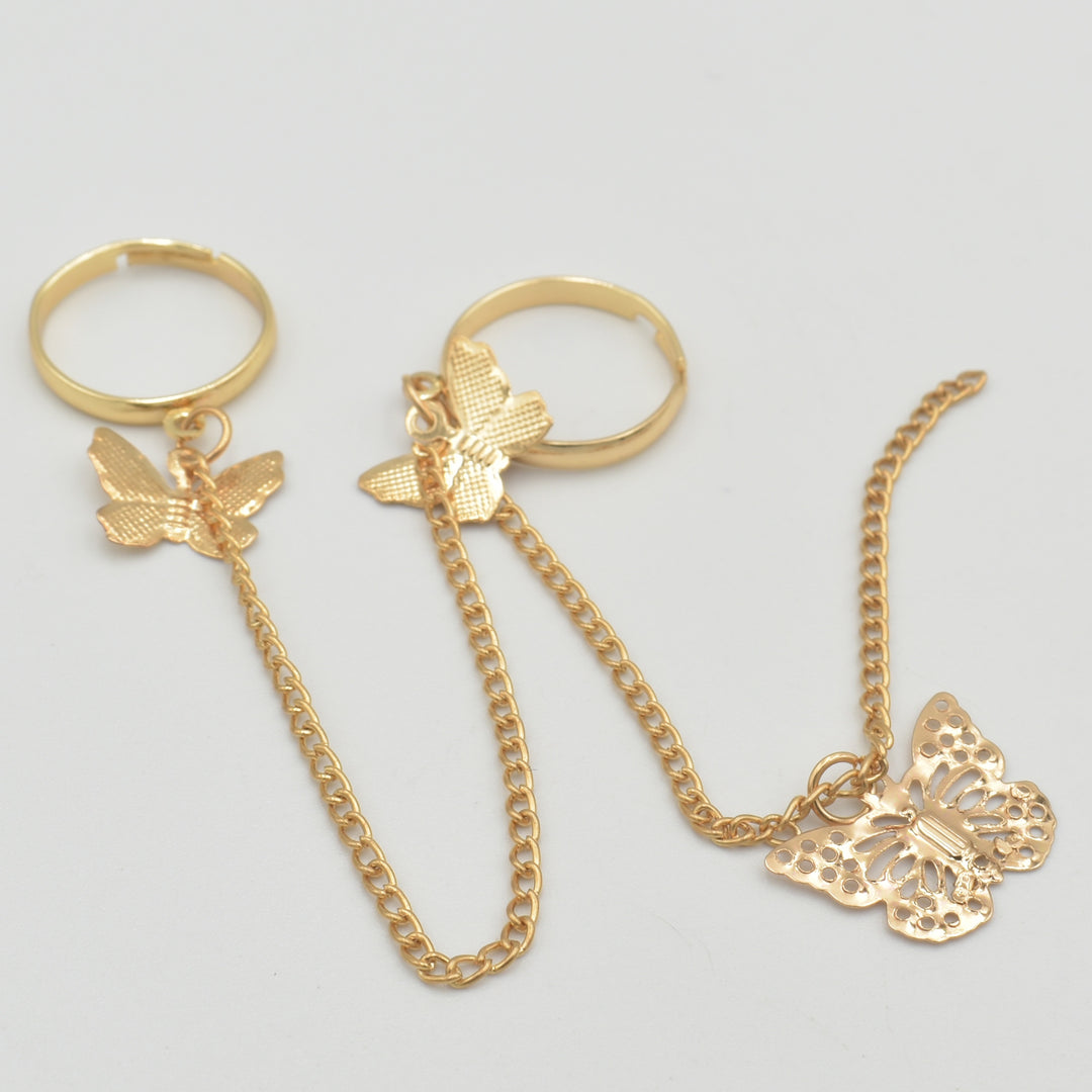 Gold Butterfly Hanging Chain Pack