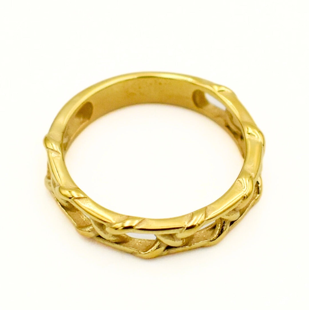 Gold Toned Web Ring