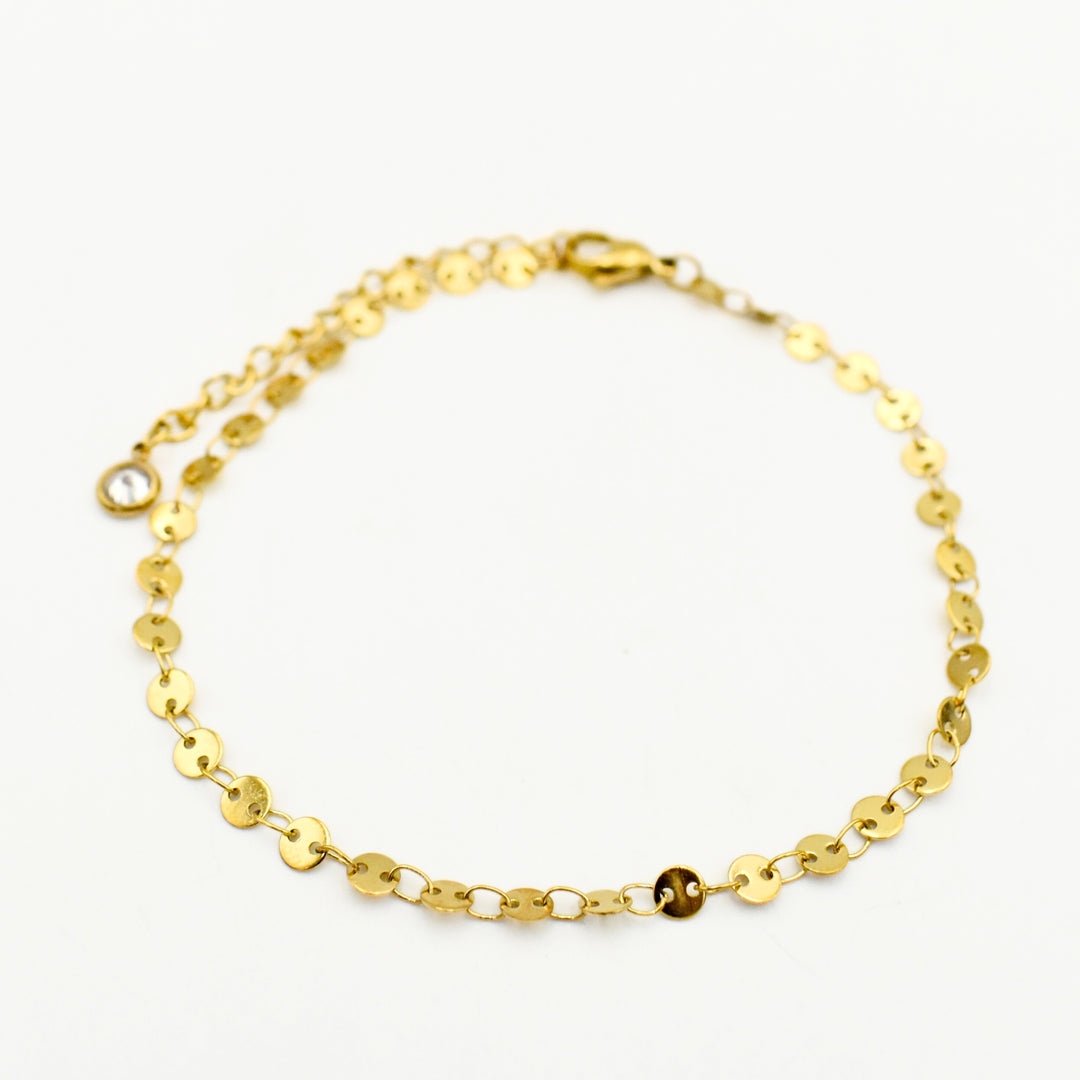 Gold Plated Dainty Combined Bracelet