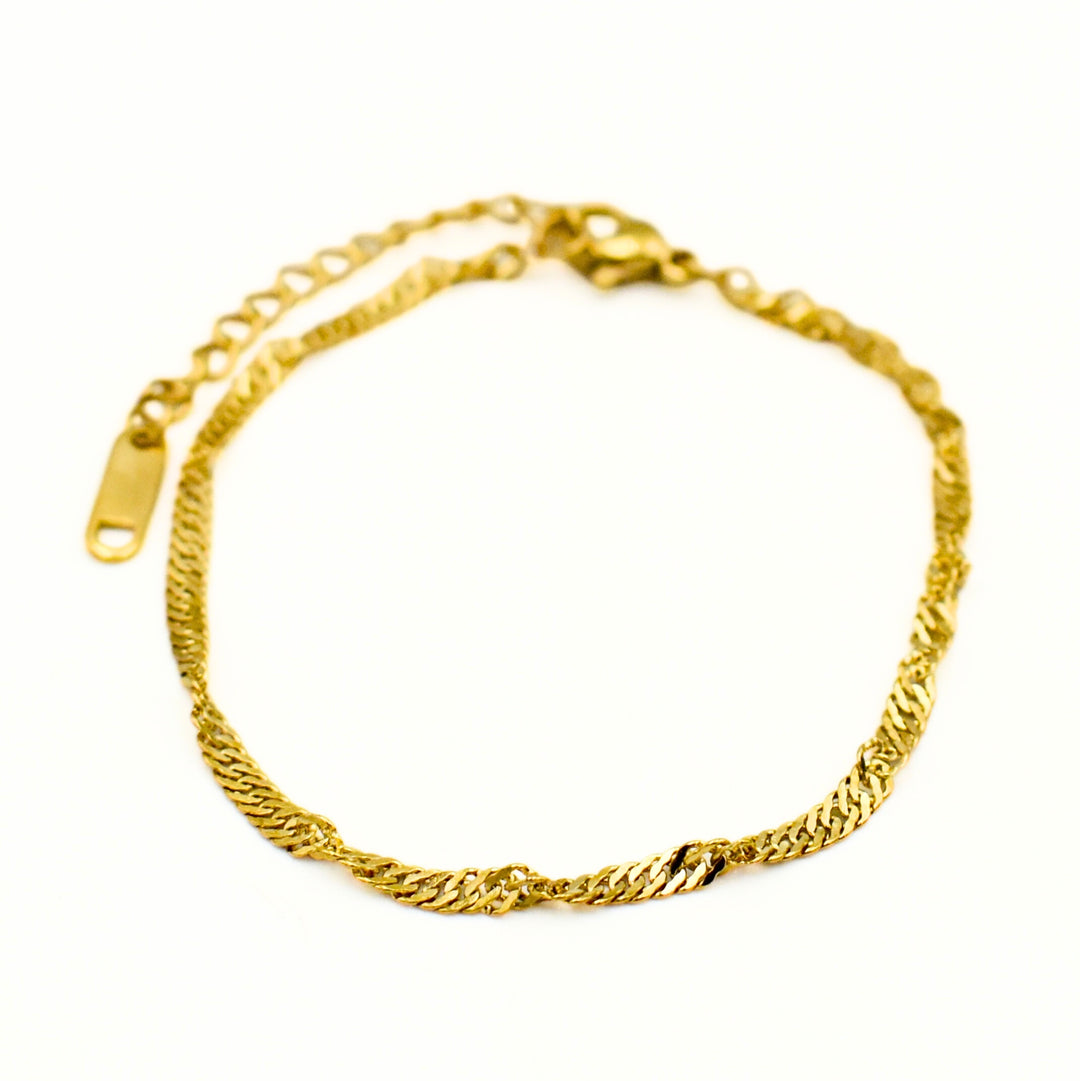 Gold Toned Clean Pack Bracelet