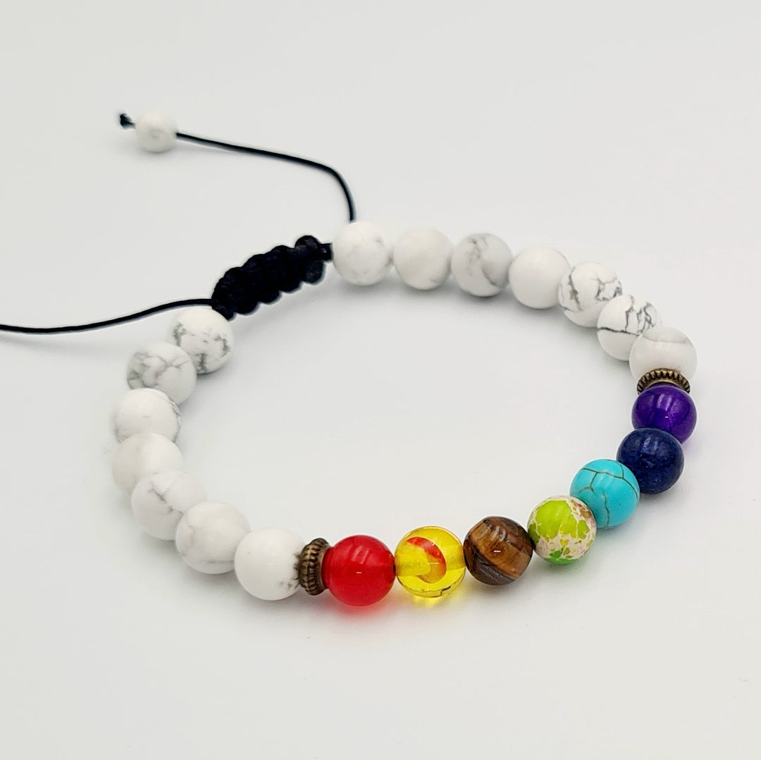 White Planet Adjustable Bracelet