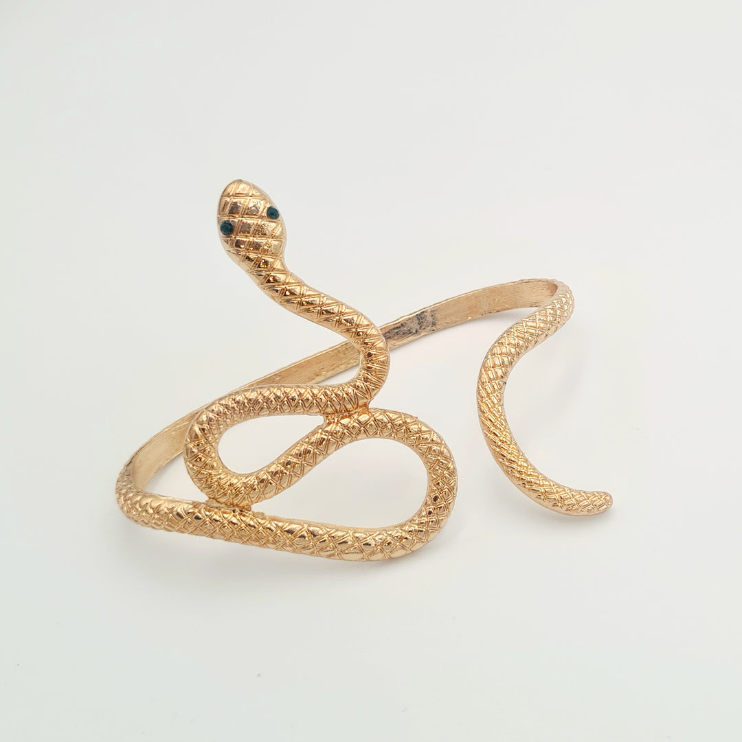 Gold Snake Bangle