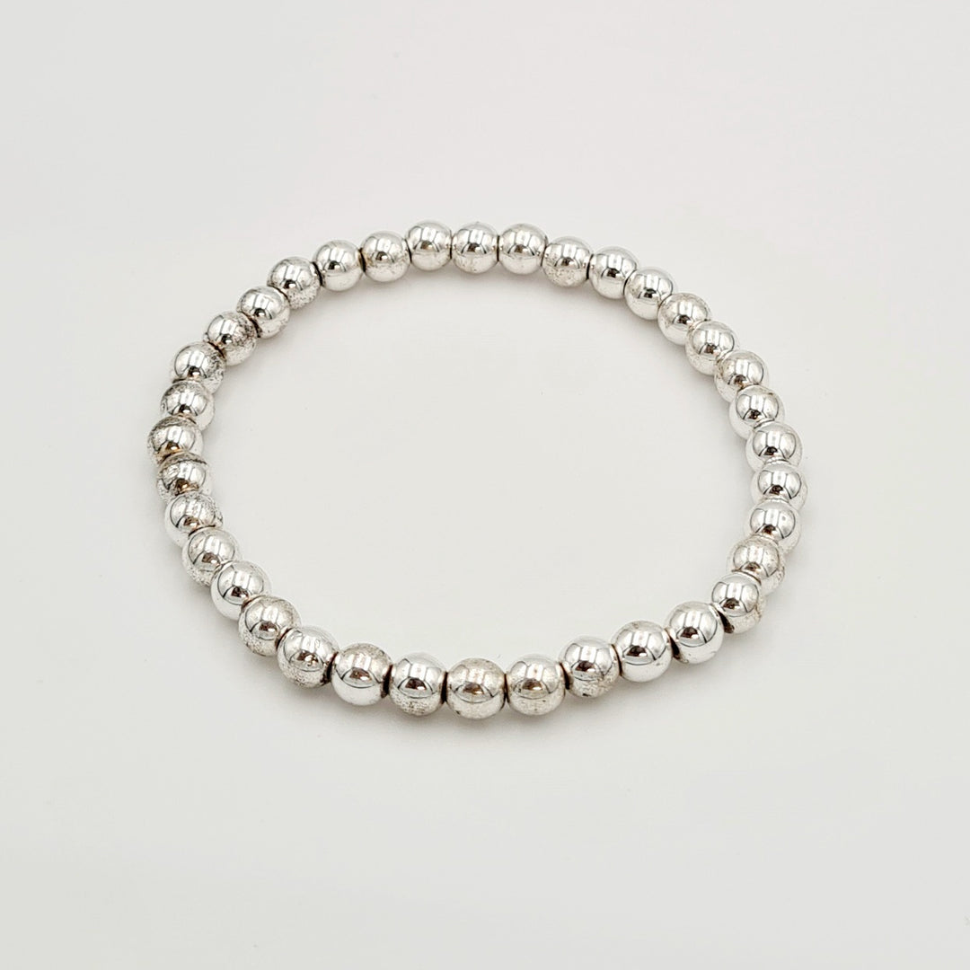 Silver Large Ball Bracelet