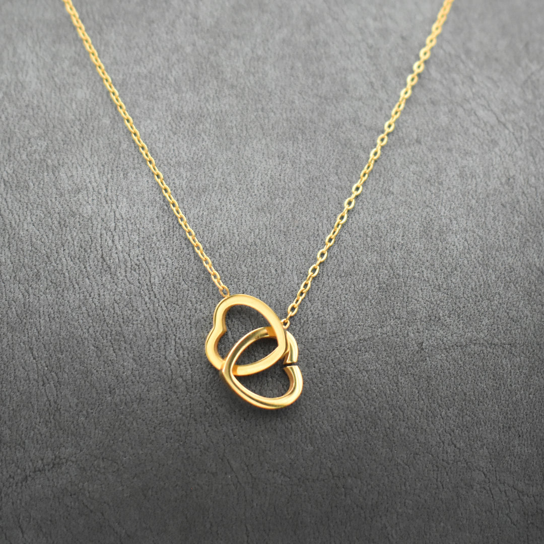 Gold Plated Interwined Necklace
