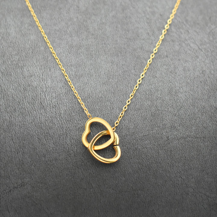 Gold Plated Interwined Necklace