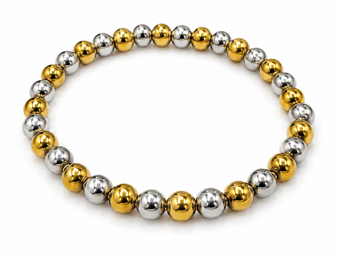 Two Toned Beaded Bliss Bracelet