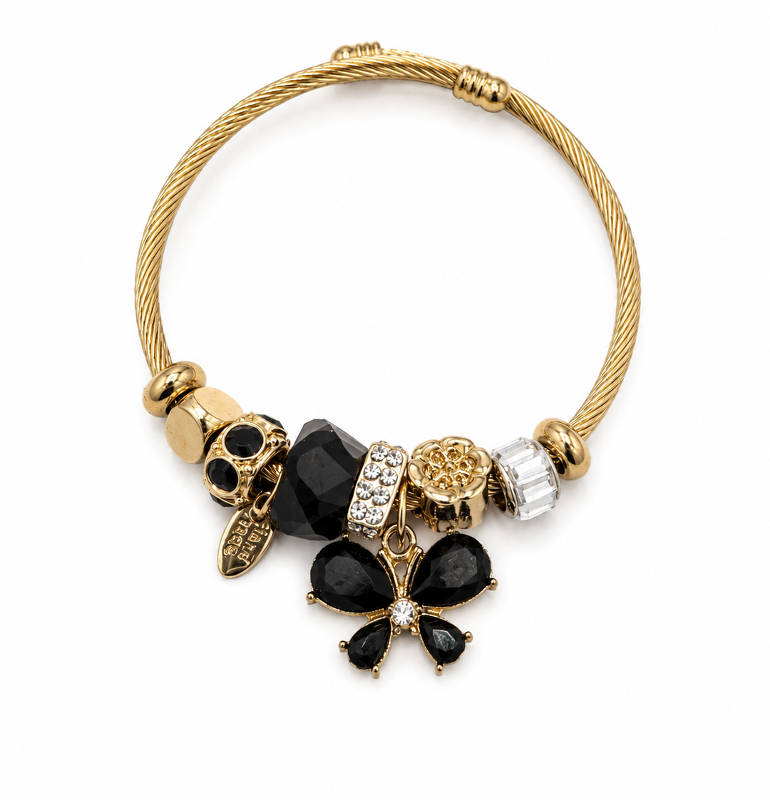 Black Butterfly  Adjustable  Bungle