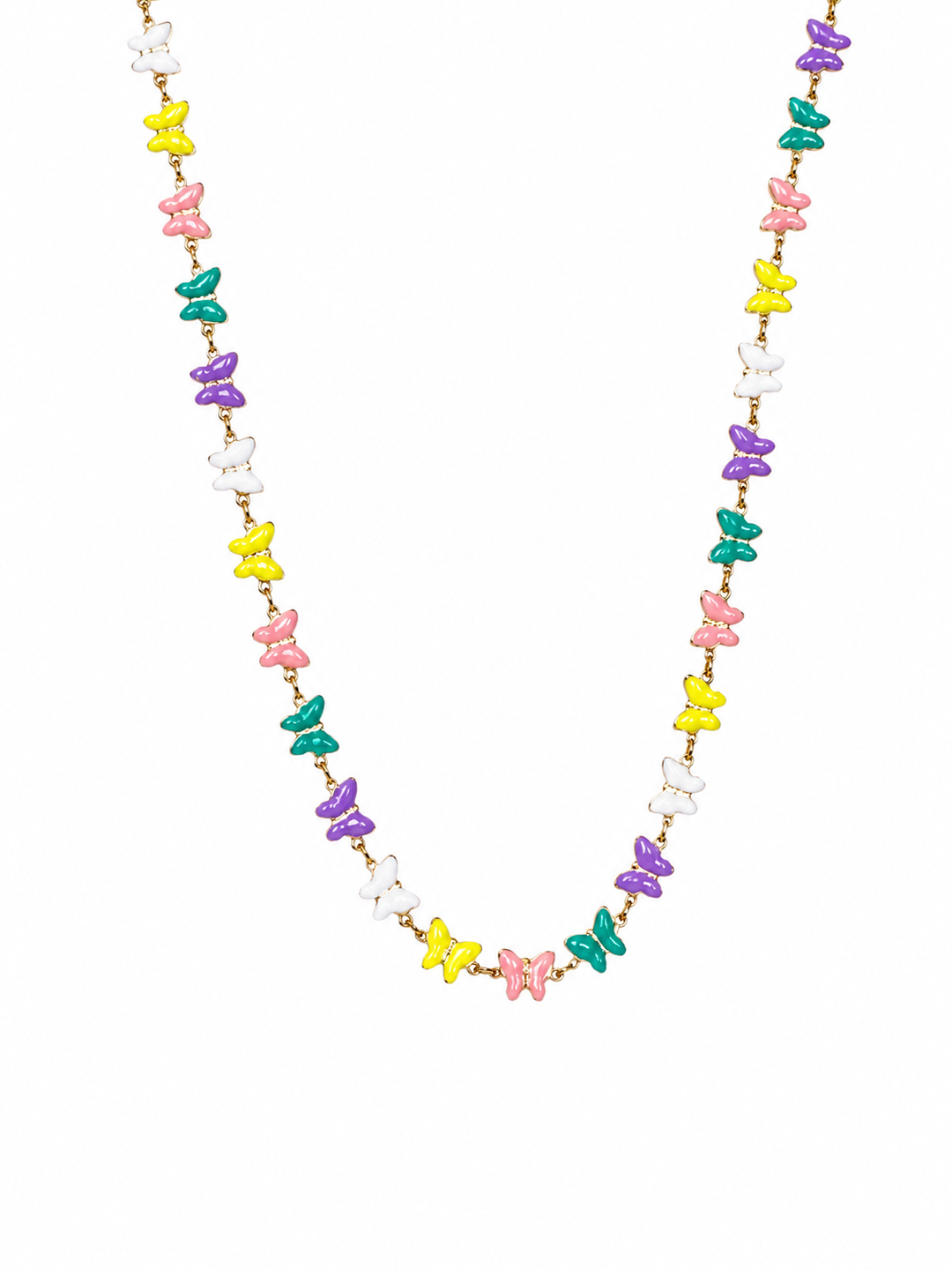Multi Colored Butterfly Chain