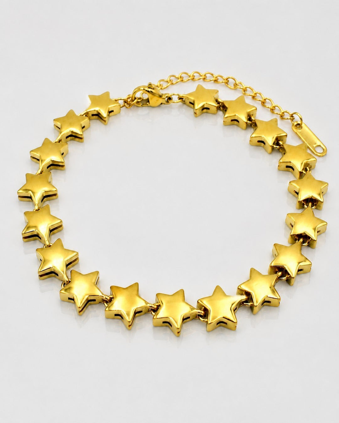 Gold Plated Celestial Star Charm Bracelet (11435)