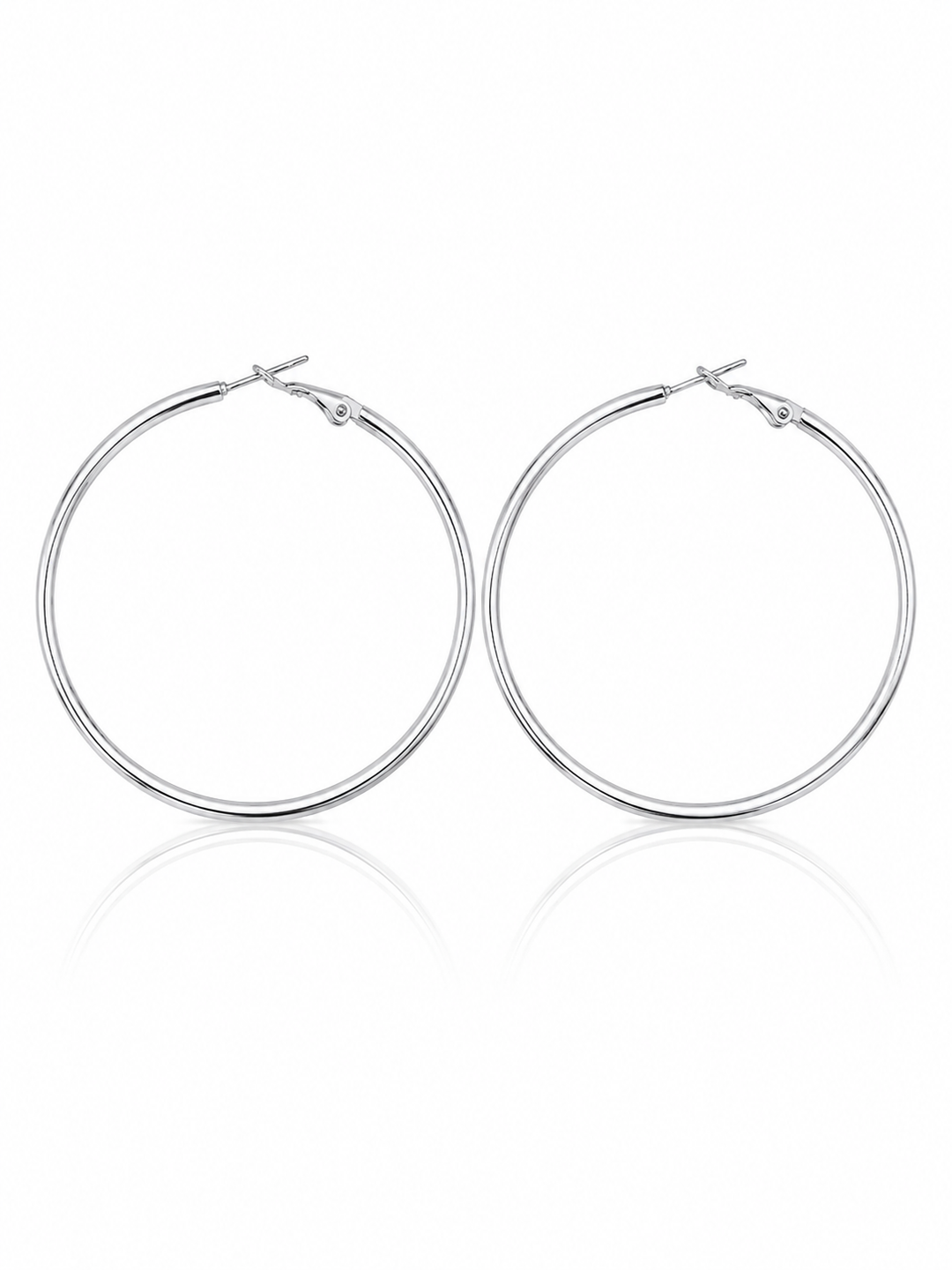 Gold plated waterproof crystal heart stud earrings by Elli Jewellery