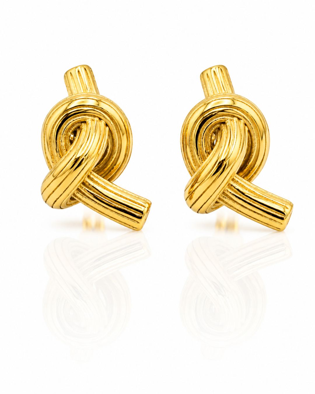 Gold Plated Waterproof Classic Hoop Earrings (10565)