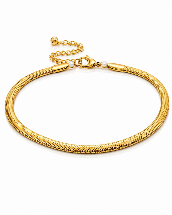Gold Plated Waterproof Premium Chain Bracelet (10537)
