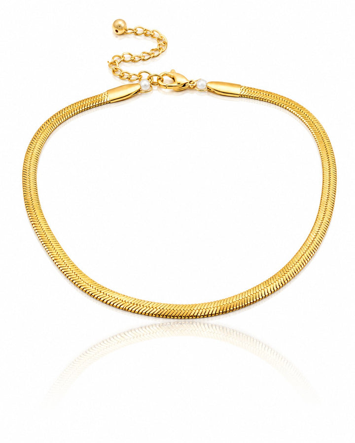 Gold Plated Waterproof Premium Chain Bracelet (10537)