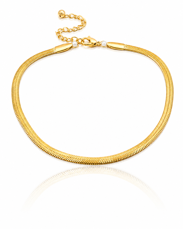 Gold Plated Waterproof Premium Chain Bracelet (10537)