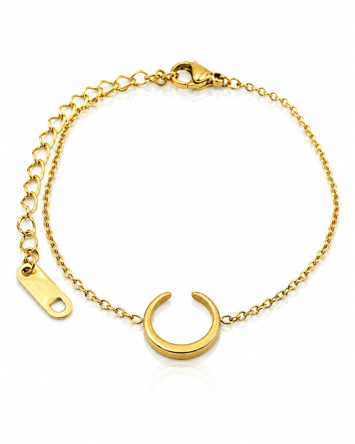 Gold Plated Waterproof Minimalist Chain Bracelet (10784)