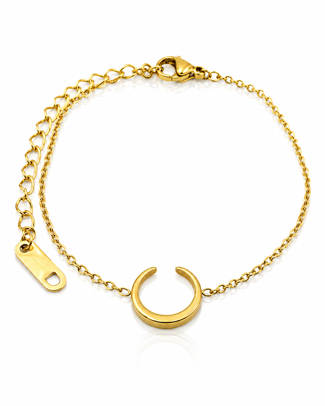 Gold Plated Waterproof Minimalist Chain Bracelet (10784)