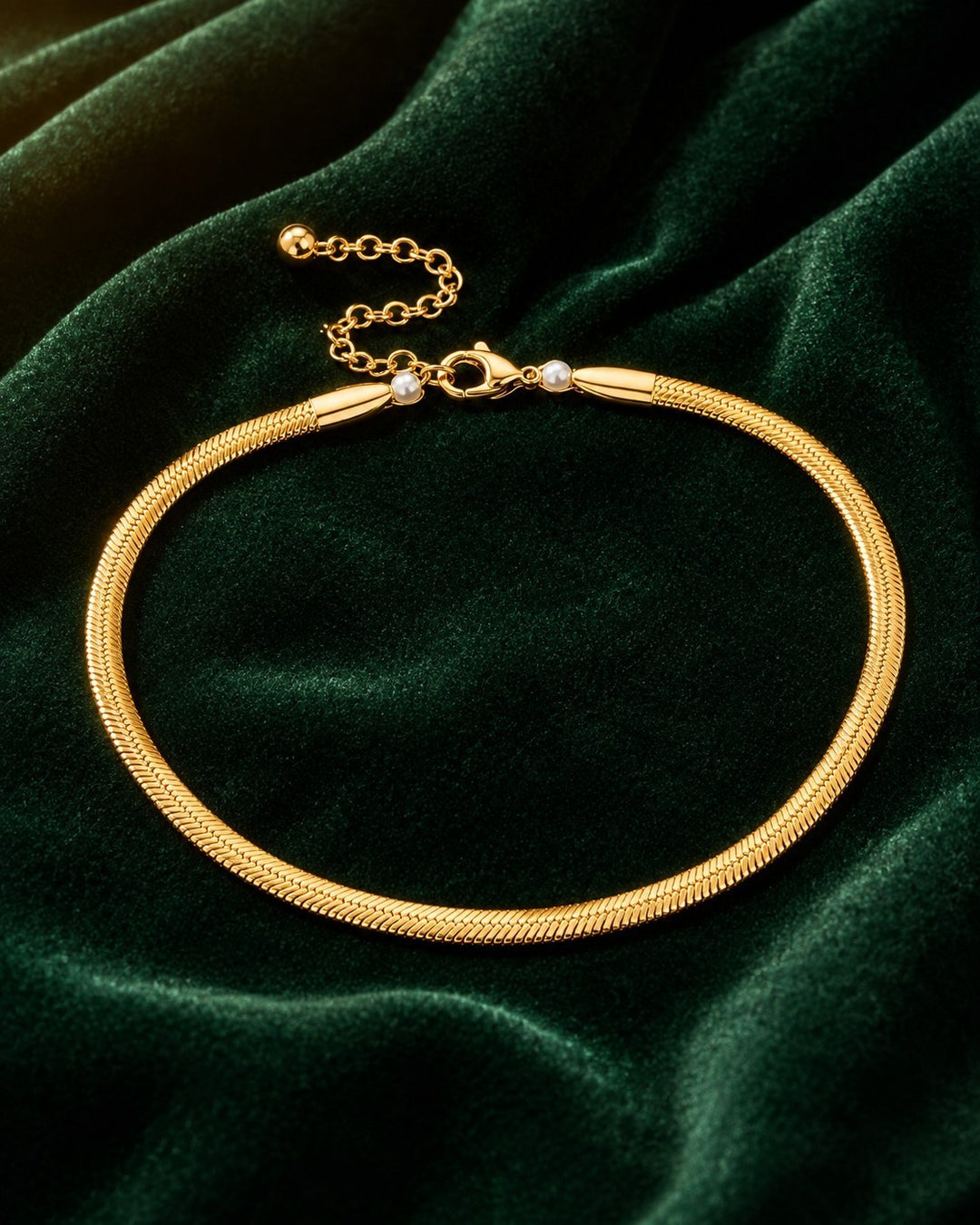 Gold Plated Waterproof Premium Chain Bracelet (10537)