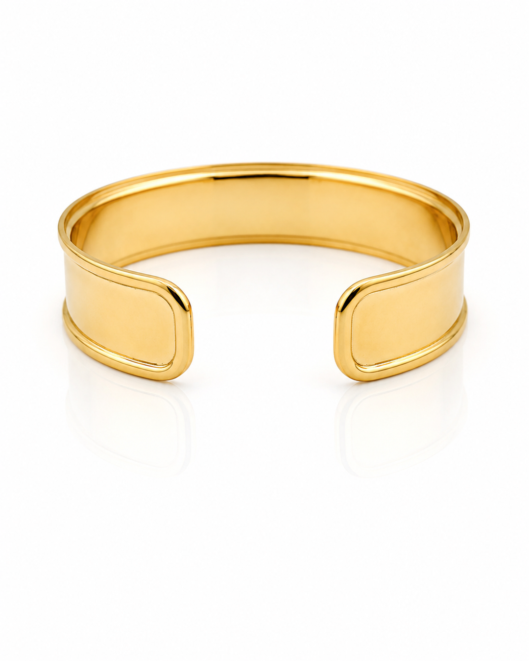 Gold Toned Hammered Textured Brushed Bangle Bracelet (11451)