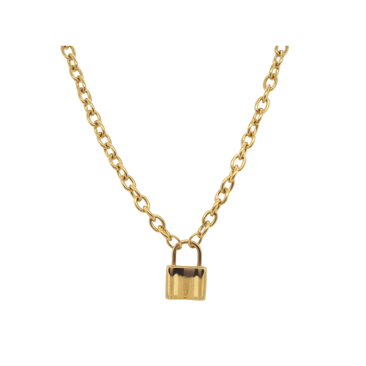 Large Lock Pendant