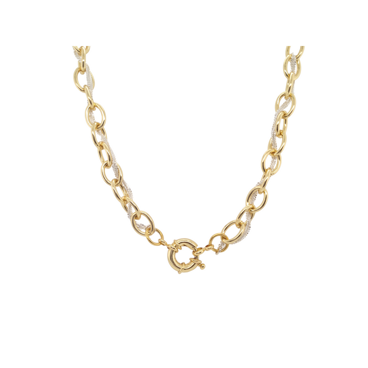Two-Tone Fancy Necklace