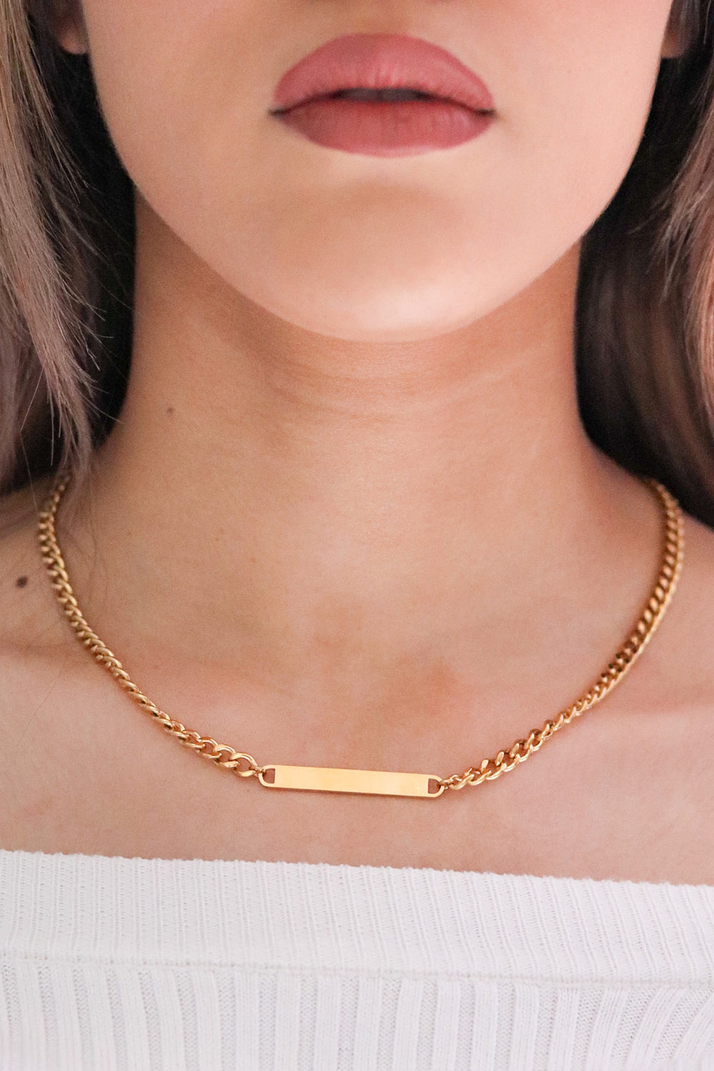 Name Plate Necklace