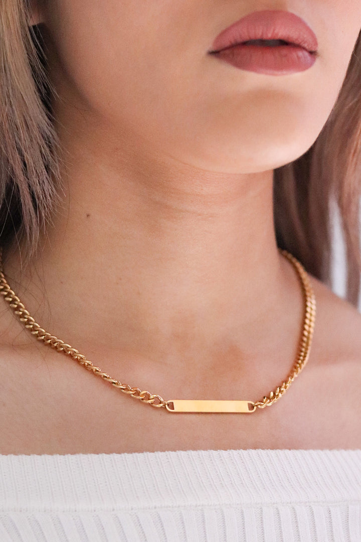 Name Plate Necklace