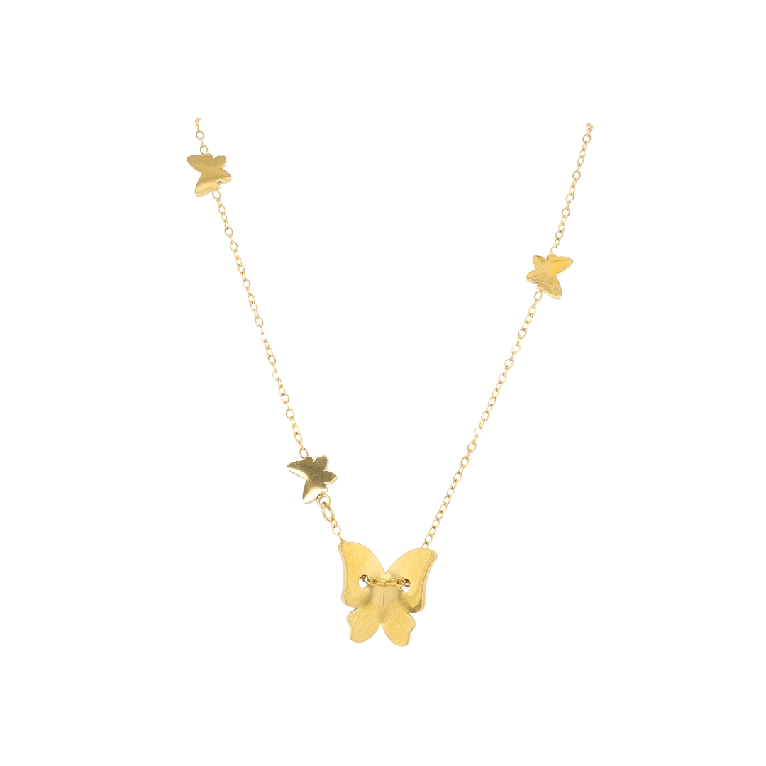 Gold Butterfly Necklace