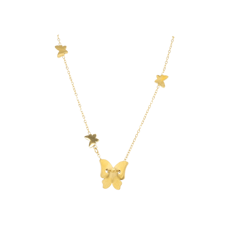 Gold Butterfly Necklace
