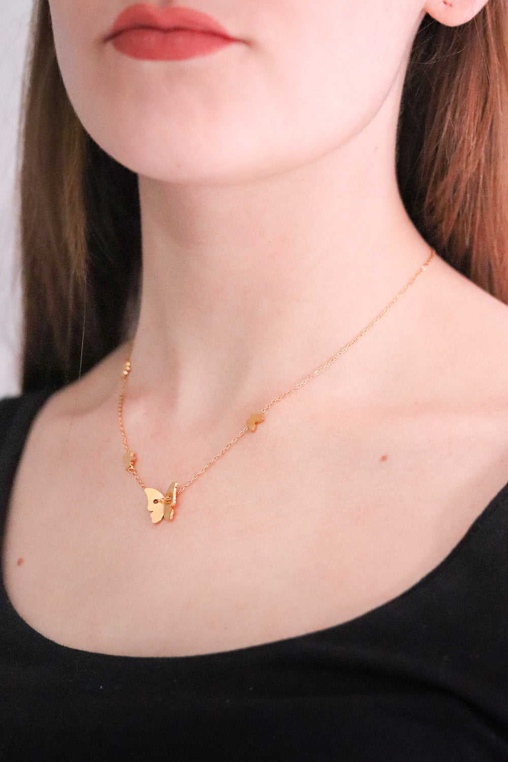 Gold Butterfly Necklace