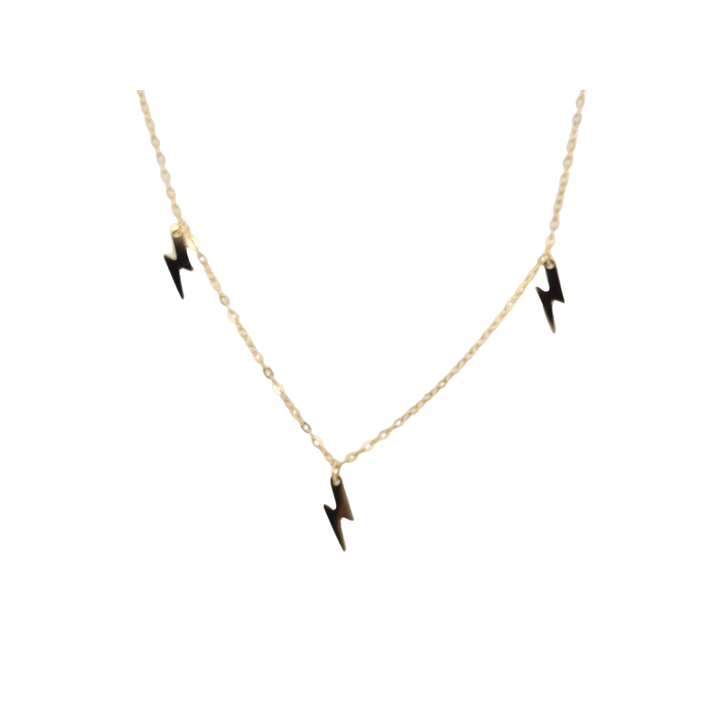 Gold Plated Lightning Necklace