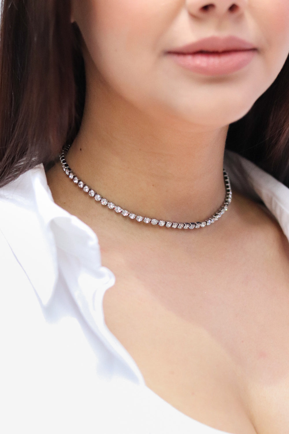 Cubic Zirconia Choker