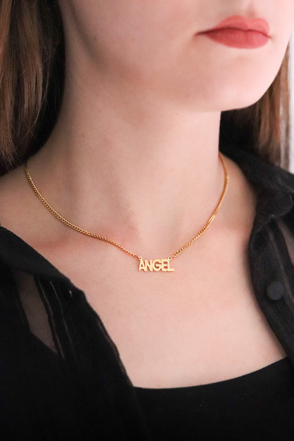 Gold Angel Necklace