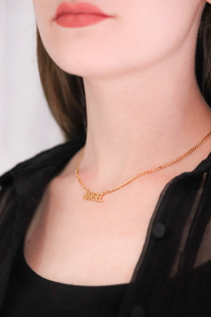 Gold Angel Necklace